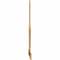 Ekena Millwork Saratoga Timber Gable Bracket, Western Red Cedar, 108"W x 72"H x 1 1/2"D x 5 1/2"F, 16/12 Pitch GBW108X72X0206SAR00SWR - alternate 3
